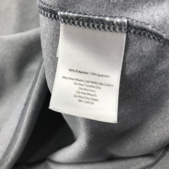 Vineyard Vines Shirt Mens Medium Grey Performance Stretch Preppy Vented Back - Picture 7 of 11